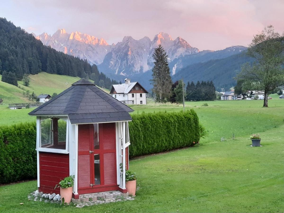 Ferienwohnung Haus Grünwald Gosau Exterior foto